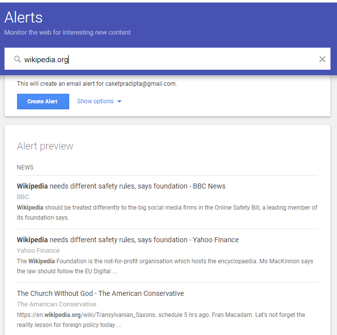 backlink meaning in seo - google alert